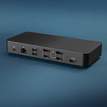 13 Port | Docking Station | SideTrak | 13-Port Docking Station Hub | Close-up of the SideTrak docking station's elegant design and robust build, highlighting its premium ports for a high-quality user experience in connectivity and display options.