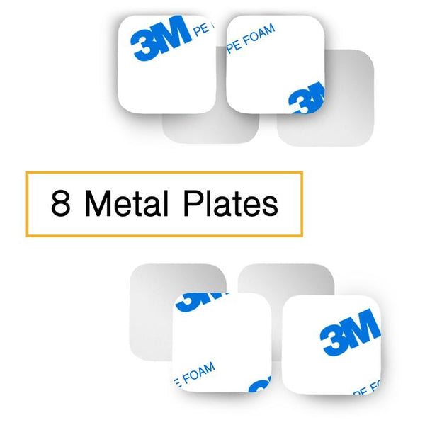 4x Replacement Metal Adhesive Plate Magnet Sticker Pad For Phone