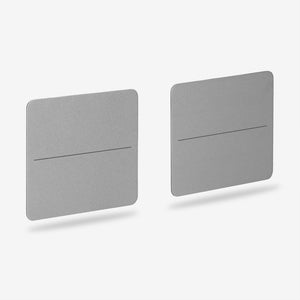 Silver | Swivel | SideTrak | SideTrak Metal Plates | swivel sidetrak metal plates on white background