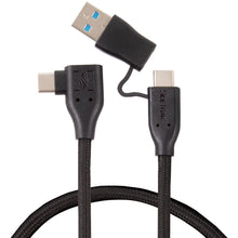 1.5 ft | Black | USB-C | USB-A | SideTrak | USB-C Cord | SideTrak portable monitor for laptop USB-C cord and USB-A adaptor