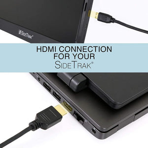 Black | HDMI Cord | Sidetrak | HDMI Cord | HDMI Connection for Your SideTrak
