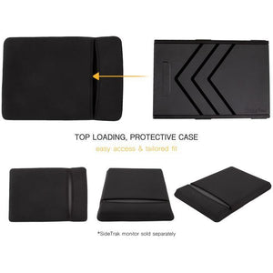 Black | 12.5-Inch | Sidetrak | Portable Monitor Sleeve | SideTrak portable monitor top loading protective case