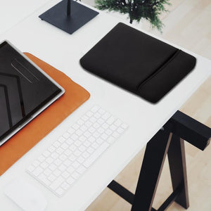 Black | 12.5-Inch | Sidetrak | Portable Monitor Sleeve | SideTrak portable monitor case sitting on desk