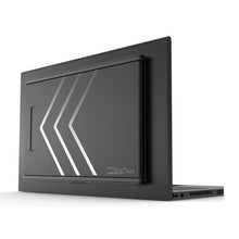 Black | Slide | SideTrak | extended screen for laptop | back view of sidetrak slide extended screen for laptop