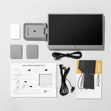 14" Dark Gray | Swivel | SideTrak | Monitor Portable | whats in the box of swivel 14 dark gray 