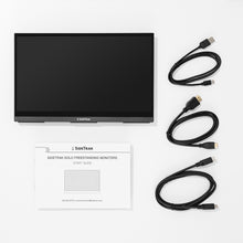 13.3 | Solo Pro | SideTrak | Touchscreen portable monitor for laptop 13 inch | Whats in the box of the SideTrak 13 inch portable touchscreen monitor on a white background